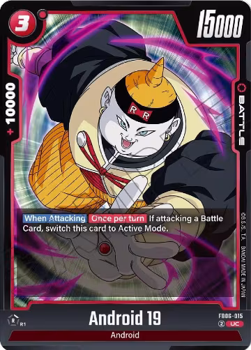 Android 19 (FB06-015), Rivals Clash — DB Fusion card price