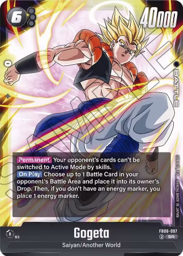Gogeta (FB06-097), Rivals Clash — DB Fusion card price