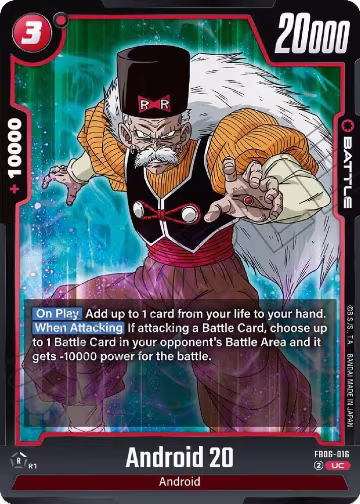 Android 20 (FB06-016), Rivals Clash — DB Fusion card price