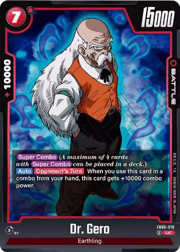 Dr. Gero (FB06-019), Rivals Clash — DB Fusion card price