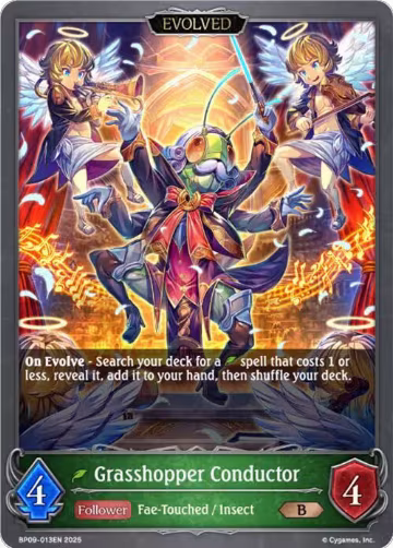 Grasshopper Conductor (Evolved) (BP09-013EN), Duet of Dawn and Dusk — Shadowverse card price