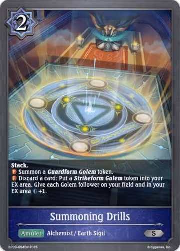 Summoning Drills (BP09-054EN), Duet of Dawn and Dusk — Shadowverse card price