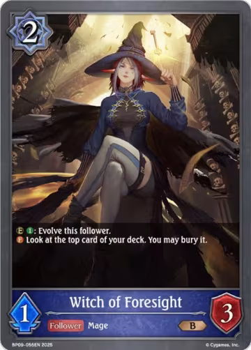 Witch of Foresight (BP09-055EN), Duet of Dawn and Dusk — Shadowverse card price