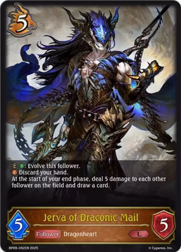 Jerva of Draconic Mail (BP09-062EN), Duet of Dawn and Dusk — Shadowverse card price