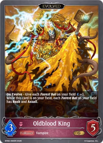 Oldblood King (Evolved) (BP09-093EN), Duet of Dawn and Dusk — Shadowverse card price