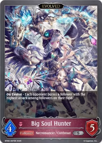Big Soul Hunter (Evolved) (BP09-097EN), Duet of Dawn and Dusk — Shadowverse card price