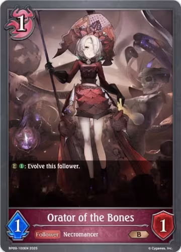 Orator of the Bones (BP09-100EN), Duet of Dawn and Dusk — Shadowverse card price
