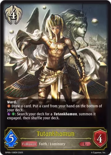 Tutankhamun (BP09-108EN), Duet of Dawn and Dusk — Shadowverse card price