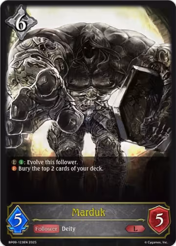 Marduk (BP09-123EN), Duet of Dawn and Dusk — Shadowverse card price