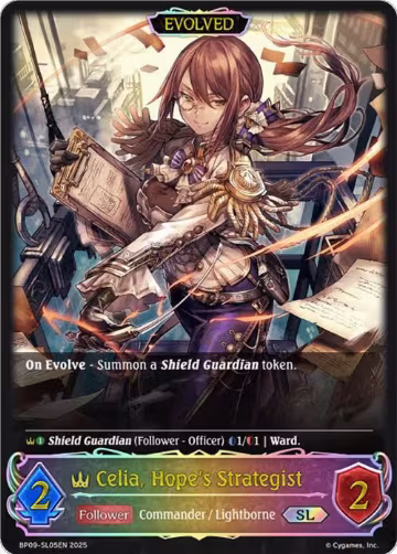 Celia, Hope's Strategist //Celia, Despair's Messenger (SL) (BP09-SL05EN), Duet of Dawn and Dusk — Shadowverse card price