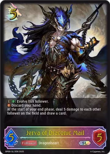Jerva of Draconic Mail (SL) (BP09-SL13EN), Duet of Dawn and Dusk — Shadowverse card price