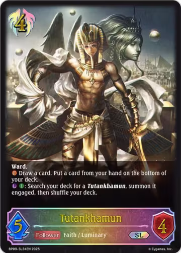 Tutankhamun (SL) (BP09-SL24EN), Duet of Dawn and Dusk — Shadowverse card price