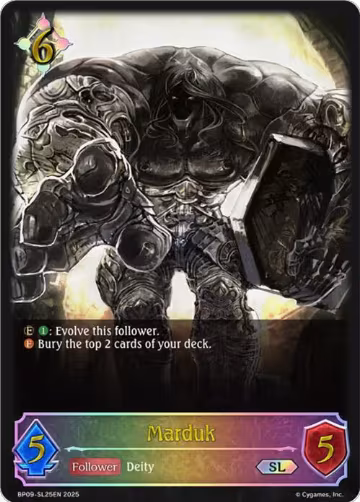 Marduk (SL) (BP09-SL25EN), Duet of Dawn and Dusk — Shadowverse card price