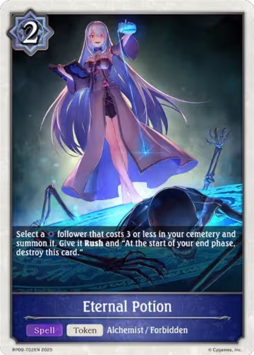 Eternal Potion (BP09-T02EN), Duet of Dawn and Dusk — Shadowverse card price