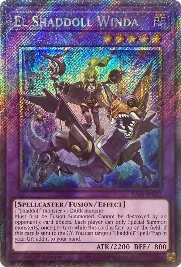 El Shaddoll Winda (Platinum Secret Rare) (RA04-EN052), Quarter Century Stampede — Yu-Gi-Oh! card price