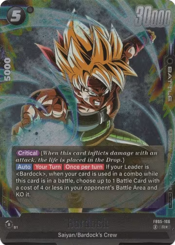 Bardock (Tournament Pack 06) (FB05-106), Tournament and Championship Promos — DB Fusion card price