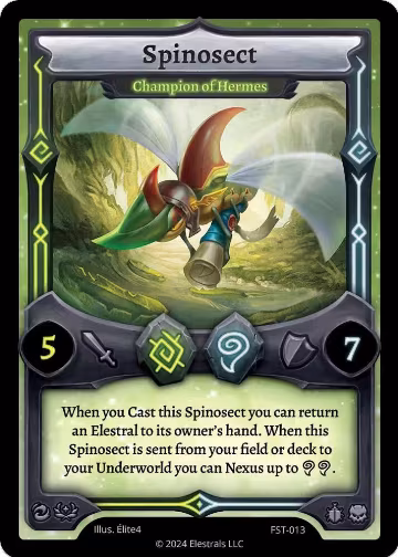 Spinosect - Champion of Hermes (FST-013), Divine Champions: Firestorm — Elestrals card price