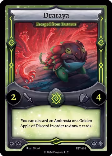 Drataya - Escaped From Tartarus (FST-014), Divine Champions: Firestorm — Elestrals card price