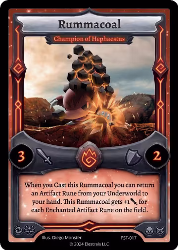 Rummacoal - Champion of Hephaestus (FST-017), Divine Champions: Firestorm — Elestrals card price