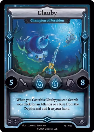 Glauby - Champion of Poseidon (FST-029), Divine Champions: Firestorm — Elestrals card price