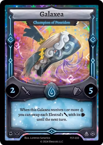 Galaxea - Champion of Poseidon (FST-033), Divine Champions: Firestorm — Elestrals card price