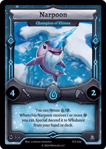 Narpoon - Champion of Khione (FST-034), Divine Champions: Firestorm — Elestrals card price