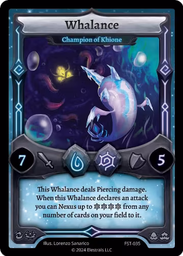 Whalance - Champion of Khione (FST-035), Divine Champions: Firestorm — Elestrals card price