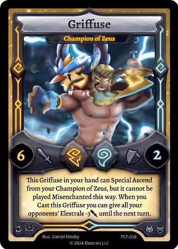 Griffuse - Champion of Zeus (FST-038), Divine Champions: Firestorm — Elestrals card price
