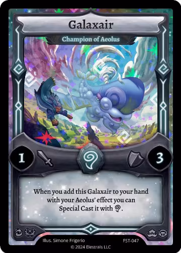Galaxair - Champion of Aeolus (FST-047), Divine Champions: Firestorm — Elestrals card price