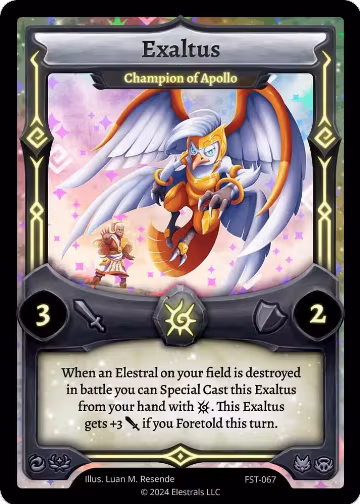 Exaltus - Champion of Apollo (FST-067), Divine Champions: Firestorm — Elestrals card price