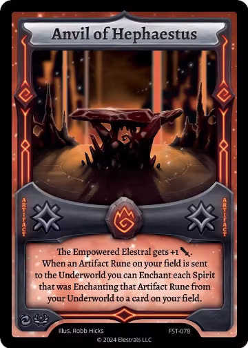 Anvil of Hephaestus (FST-078), Divine Champions: Firestorm — Elestrals card price