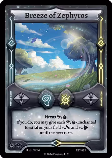 Breeze of Zephyros (FST-093), Divine Champions: Firestorm — Elestrals card price