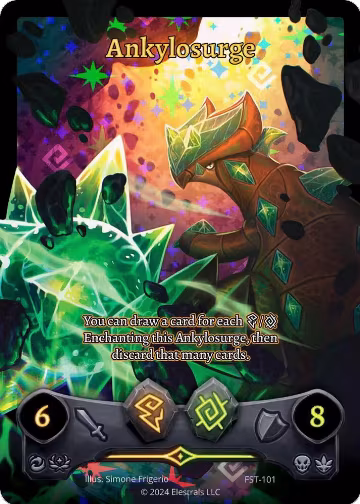 Ankylosurge (Full Art) (FST-101), Divine Champions: Firestorm — Elestrals card price