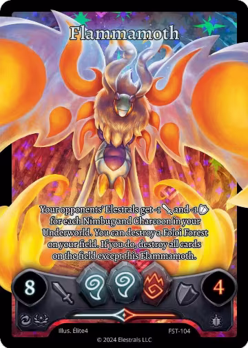 Flammamoth (Full Art) (FST-104), Divine Champions: Firestorm — Elestrals card price
