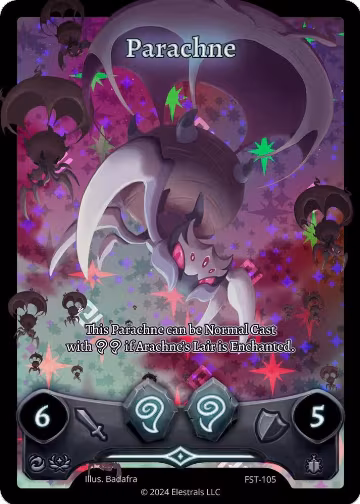 Parachne (Full Art) (FST-105), Divine Champions: Firestorm — Elestrals card price