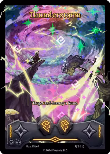 Thunderstorm (Full Art) (FST-112) — card price