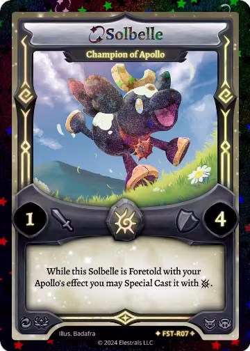 Solbelle - Champion of Apollo (Stellar) (FST-R07), Divine Champions: Firestorm — Elestrals card price