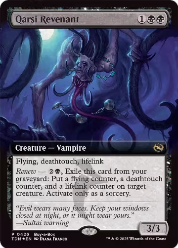 Qarsi Revenant (Extended Art) (426), Buy-A-Box Promos — Magic card price