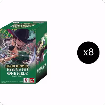 Double Pack Set Vol. 8 Display, Legacy of the Master — One Piece sealed product price