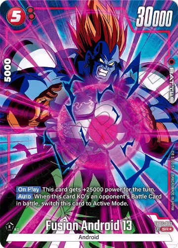 Fusion Android 13 - FB06-002 (Alternate Art) (FB06-002), Rivals Clash — DB Fusion card price