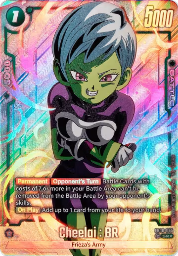 Cheelai : BR - FB06-055 (Alternate Art) (FB06-055), Rivals Clash — DB Fusion card price