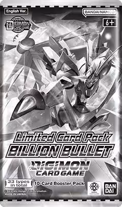 Limited Card Pack -Billion Bullet- (Sealed Promotional Pack), Limited Card Pack -Billion Bullet- — Digimon card price