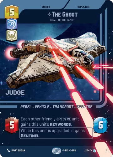 The Ghost - Heart of the Family (1), Judge Promos — Star Wars card price