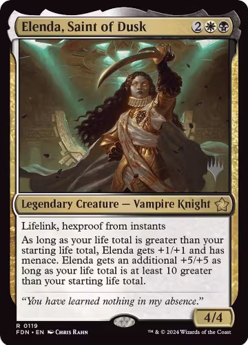 Elenda, Saint of Dusk (119), Promo Pack: Aetherdrift — Magic card price