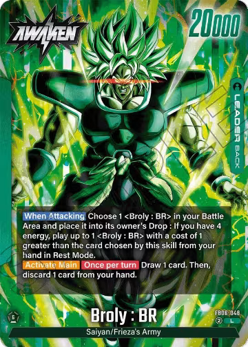Broly : BR - FB06-048 (FB06-048), Rivals Clash — DB Fusion card price