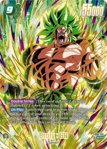 Broly : BR - FB06-120 (Alternate Art) (FB06-120) — card price