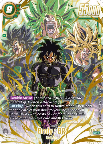Broly : BR - FB06-120 (Super Alternate Art) (FB06-120), Rivals Clash — DB Fusion card price