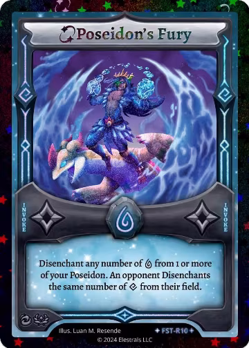Poseidon's Fury (Stellar) (FST-R10) — card price