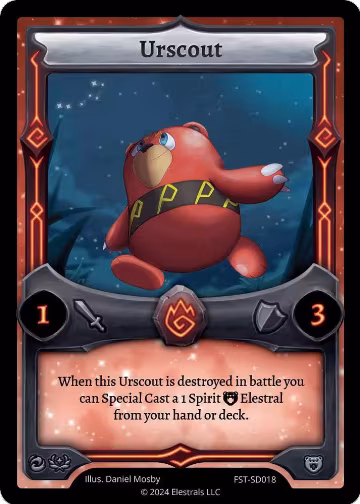 Urscout (FST-SD018), Divine Champions: Firestorm Starter Decks — Elestrals card price