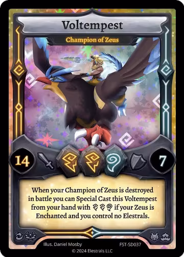 Voltempest - Champion of Zeus (FST-SD037) — card price